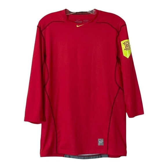 🌺 Nike Pro Men’s Combat Fitted Dri-Fit Perforated Active Shirt Size M - Picture 1 of 13